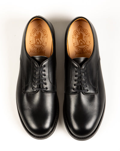 John Lofgren USN Low Quarter Shoes - Black Calfskin - Standard & Strange