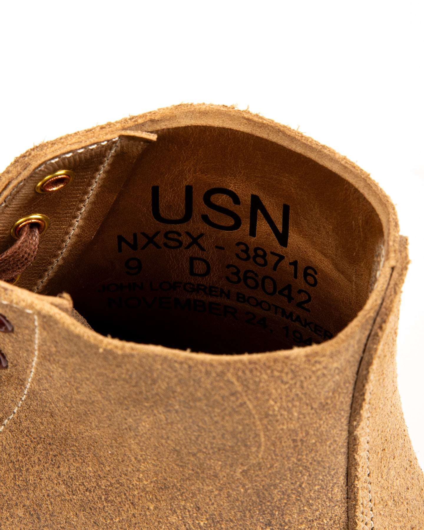 US Navy N-1 Field Shoes Boondockers - Natural CXL – Standard & Strange