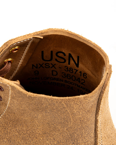 John Lofgren US Navy N-1 Field Shoes Boondockers - Natural CXL - Standard & Strange