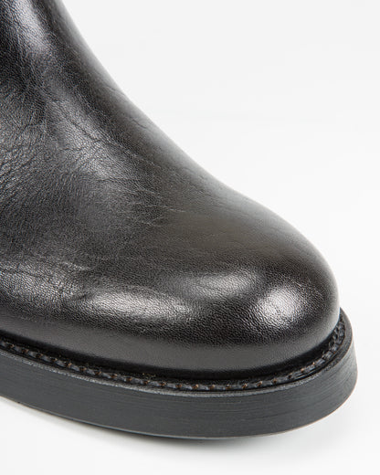 John Lofgren Wabash Engineer Boots - Black Shinki Horsebutt - Standard & Strange