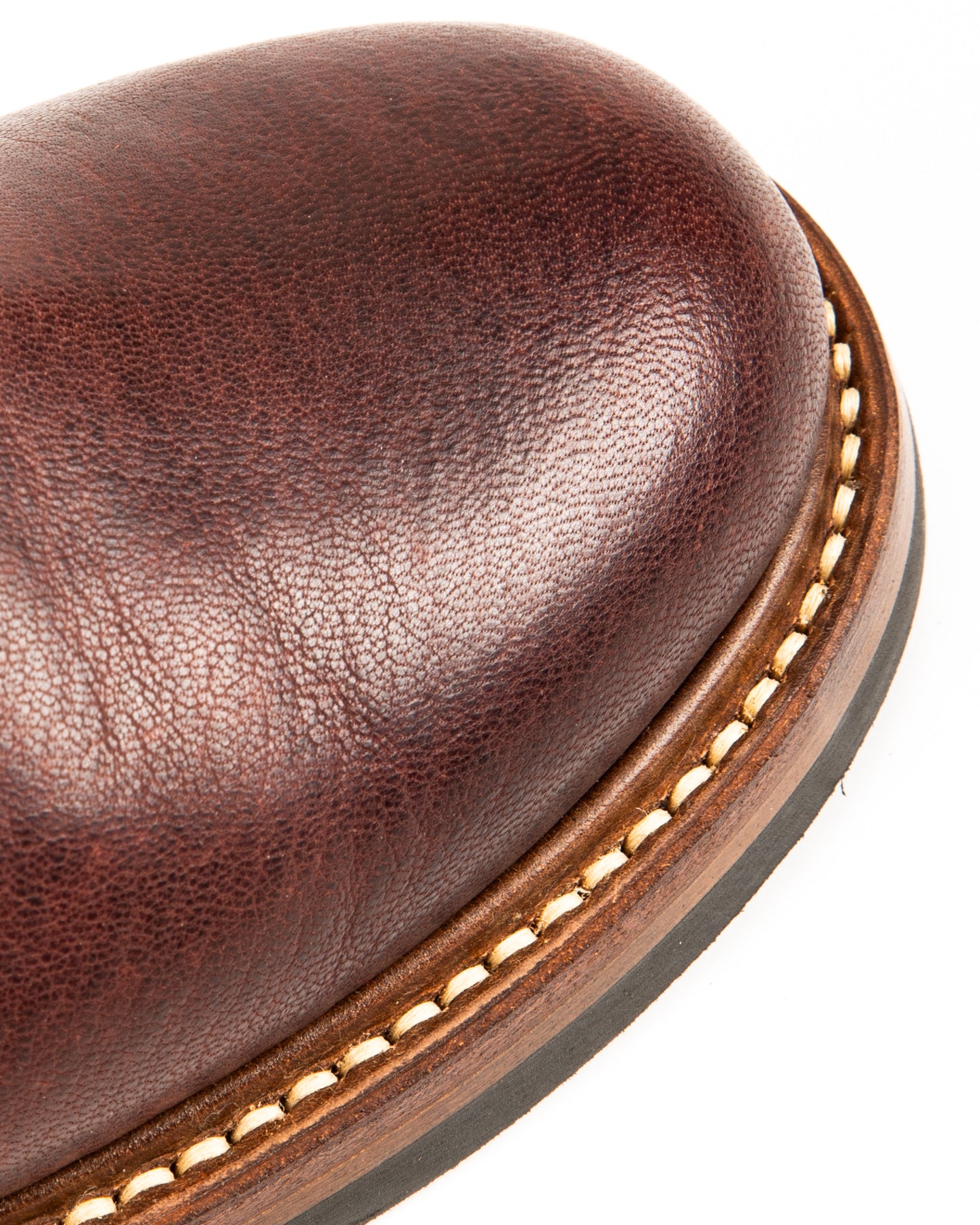 Wabash Engineer Boots - Burnt Burgundy Ezo Deerskin