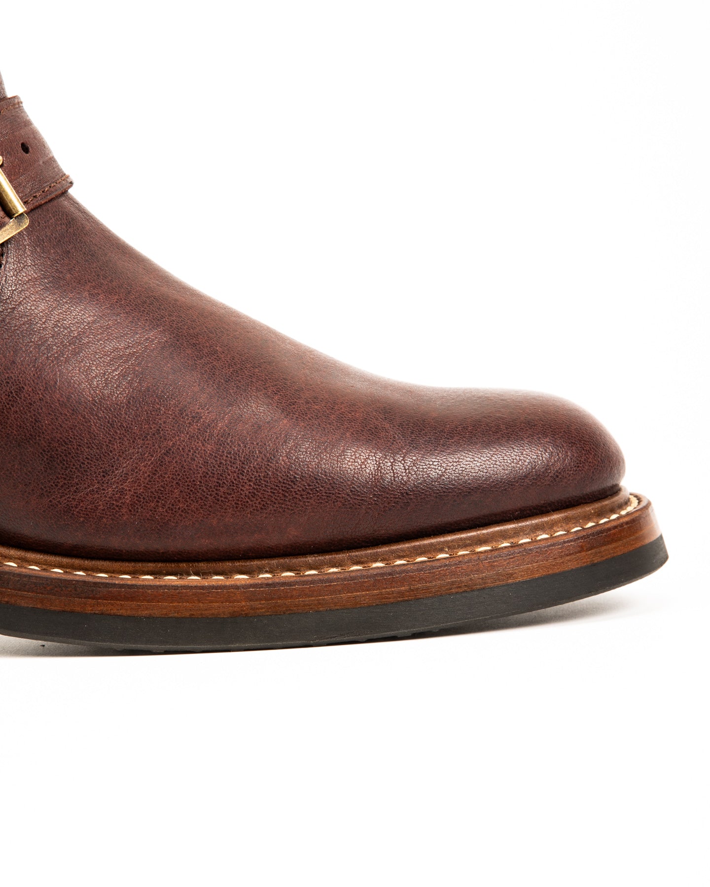 Wabash Engineer Boots - Burnt Burgundy Ezo Deerskin