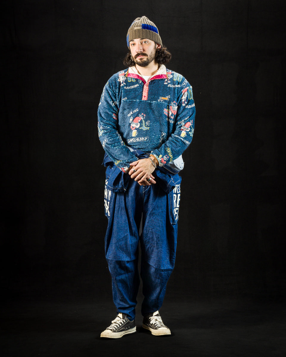 KOUNTRY CALENDAR Fleece Pullover - Navy