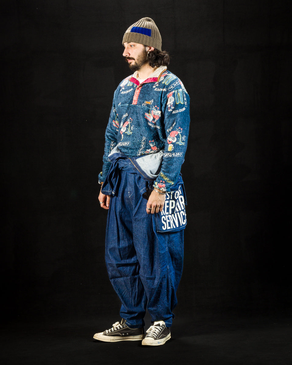 KOUNTRY CALENDAR Fleece Pullover - Navy