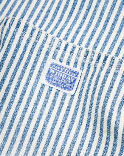 Kapital 10oz HICKOREE Stripe ZIPPER Wide LUMBER Pants - Hickoree - Standard & Strange