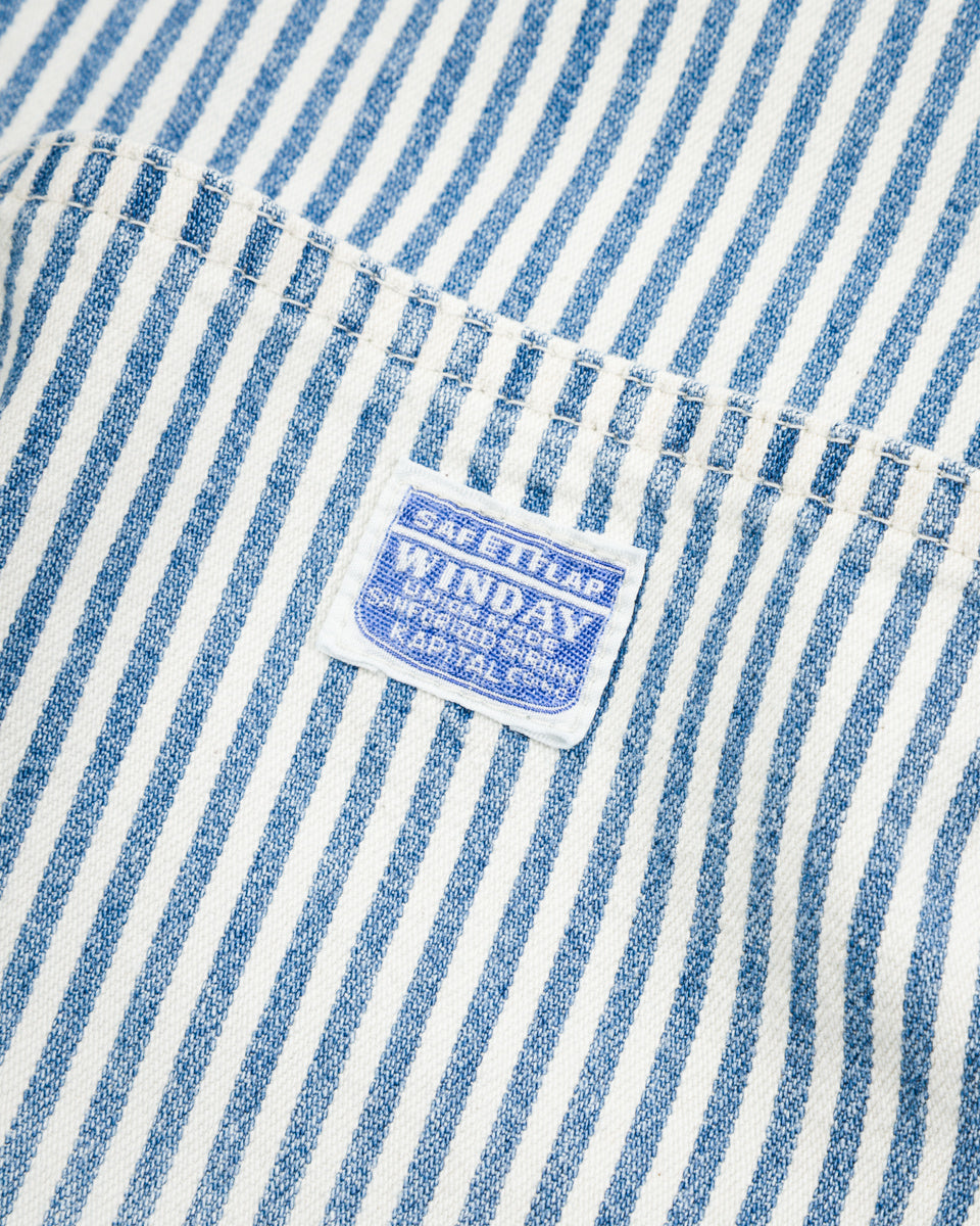 Kapital 10oz HICKOREE Stripe ZIPPER Wide LUMBER Pants - Hickoree - Standard & Strange