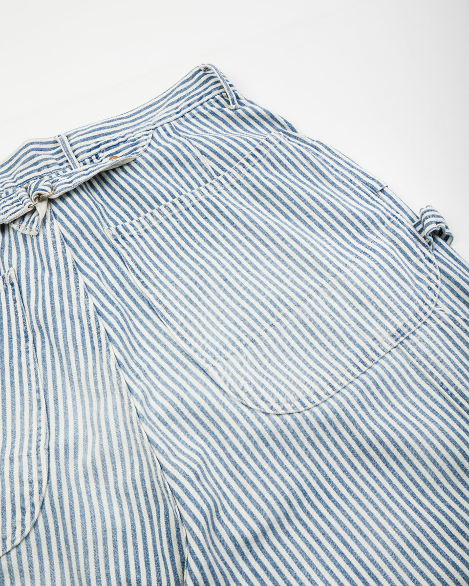 10oz HICKOREE Stripe ZIPPER Wide LUMBER Pants - Hickoree