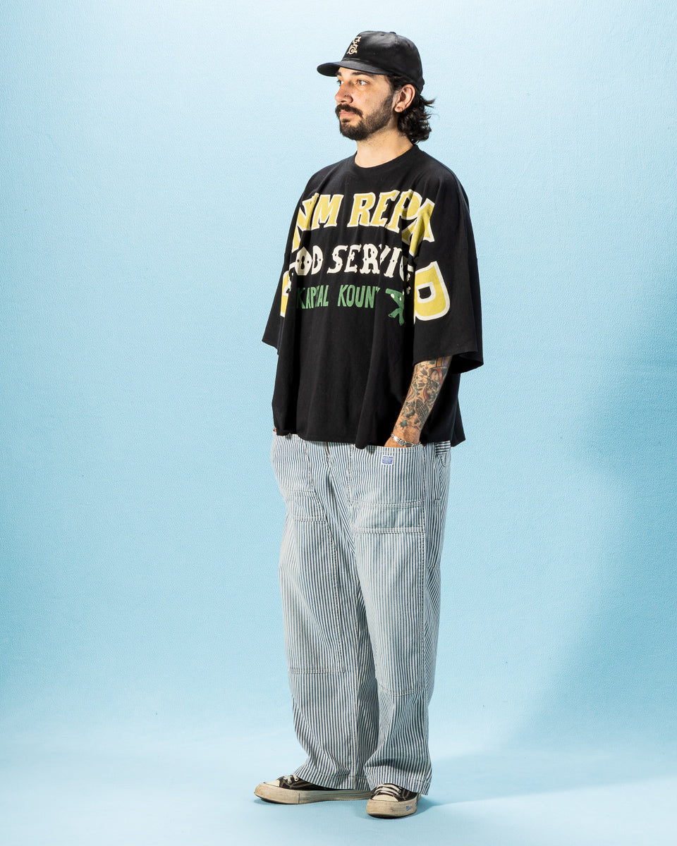 トップス c-boy style Pop Core (No.76) 10oz HICKOREE Stripe ZIPPER Wide LUMBER Pants - Hickoree