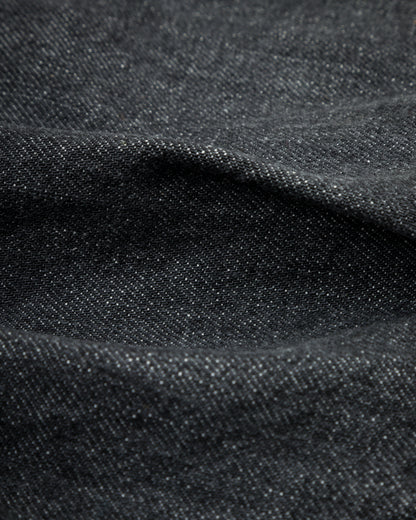 Kapital 11.5oz BLKxECR Denim GYPSY Cropped Drizzler JKT - Black x Ecru 1 - Standard & Strange