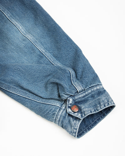 11.5oz Denim BONE Lining Reversible ZIP-UP Work JKT - PRO