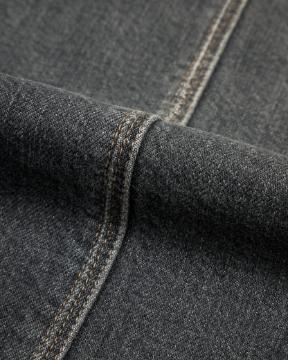 Kapital 11.5 oz Denim RAINBOWY Lining Railroad JKT - Black/Ecru - Standard & Strange