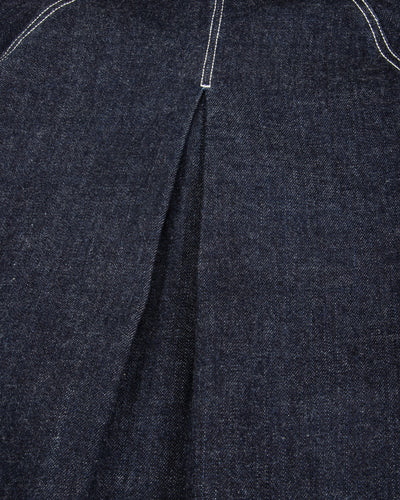 12oz Denim Large Pointed Collar BELL Coverall - IDG