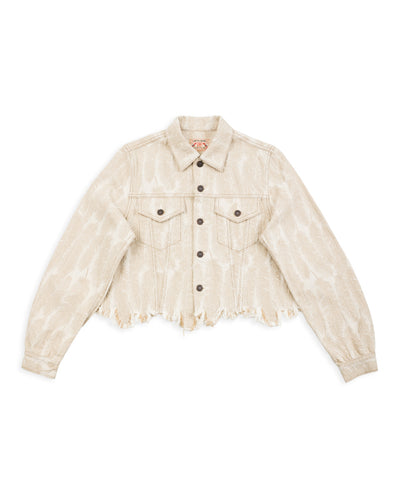 Kapital 12oz MAGPIE Denim 3rd JKT (Ladies) - Ecru 1 - Standard & Strange