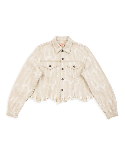 Kapital 12oz MAGPIE Denim 3rd JKT (Ladies) - Ecru 1 - Standard & Strange