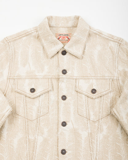 Kapital 12oz MAGPIE Denim 3rd JKT (Ladies) - Ecru 1 - Standard & Strange