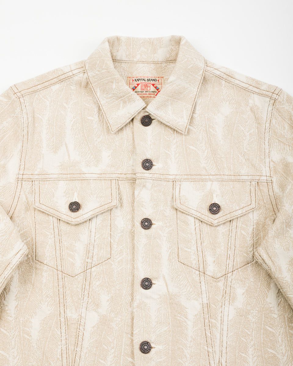 Kapital 12oz MAGPIE Denim 3rd JKT (Ladies) - Ecru 1 - Standard & Strange