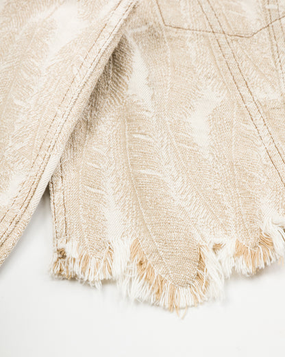 Kapital 12oz MAGPIE Denim 3rd JKT (Ladies) - Ecru 1 - Standard & Strange