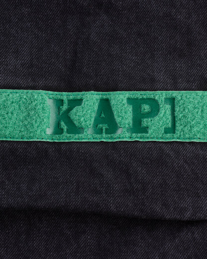 Kapital 14oz BLKxBLK Denim NOUVELLE Shuttle Pants - Green - Standard & Strange