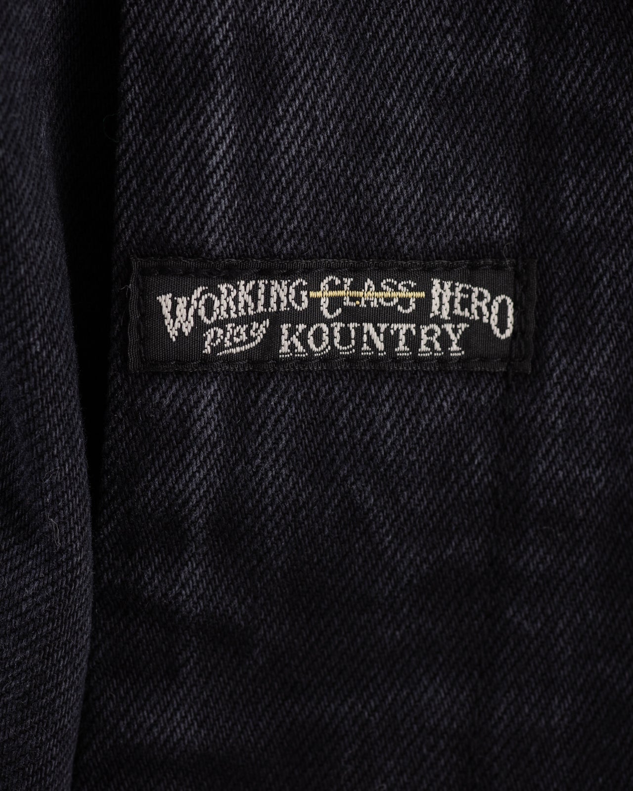 Kapital 14oz BLKxBLK Denim NOUVELLE Shuttle Pants - Green - Standard & Strange