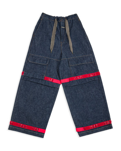 Kapital 14oz Denim NOUVELLE Shuttle Pants - IDG 3 - Standard & Strange
