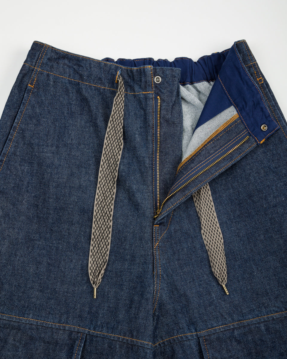 Kapital 14oz Denim NOUVELLE Shuttle Pants - IDG 3 - Standard & Strange