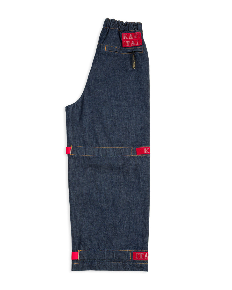 Kapital 14oz Denim NOUVELLE Shuttle Pants - IDG 3 - Standard & Strange