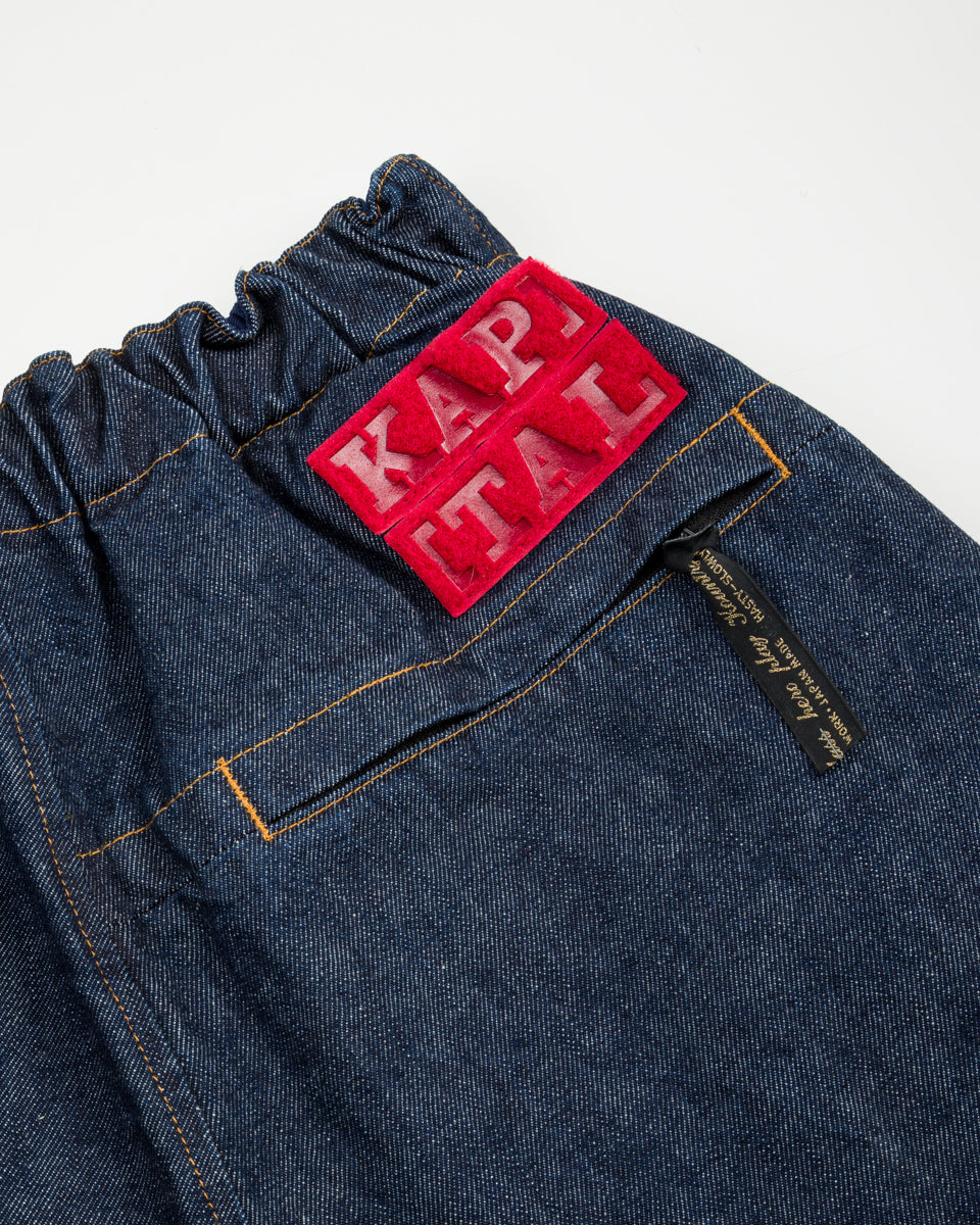 Kapital 14oz Denim NOUVELLE Shuttle Pants - IDG 3 - Standard & Strange