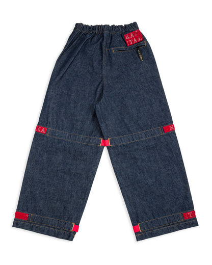 Kapital 14oz Denim NOUVELLE Shuttle Pants - IDG 3 - Standard & Strange