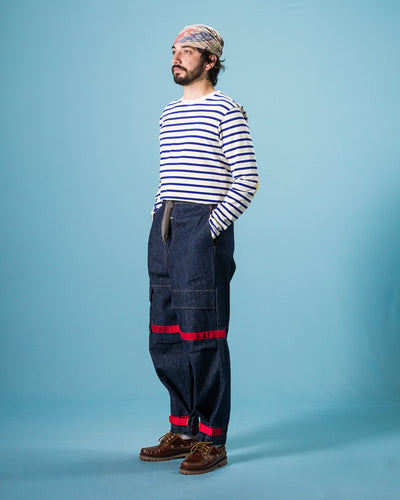 Kapital 14oz Denim NOUVELLE Shuttle Pants - IDG 3 - Standard & Strange