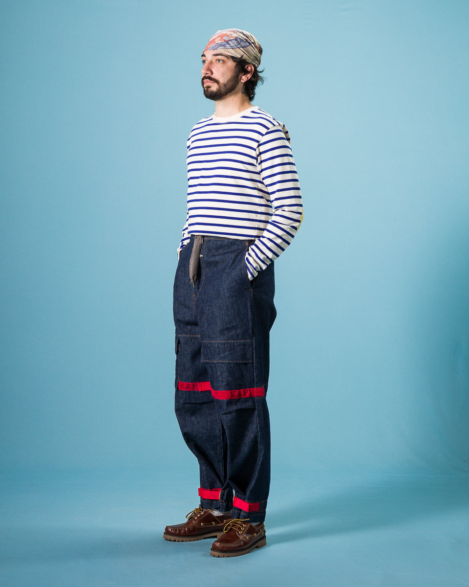 Kapital 14oz Denim NOUVELLE Shuttle Pants - IDG 3 - Standard & Strange