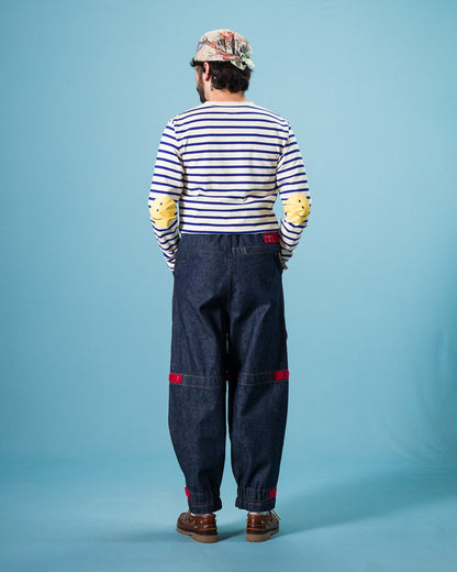 Kapital 14oz Denim NOUVELLE Shuttle Pants - IDG 3 - Standard & Strange