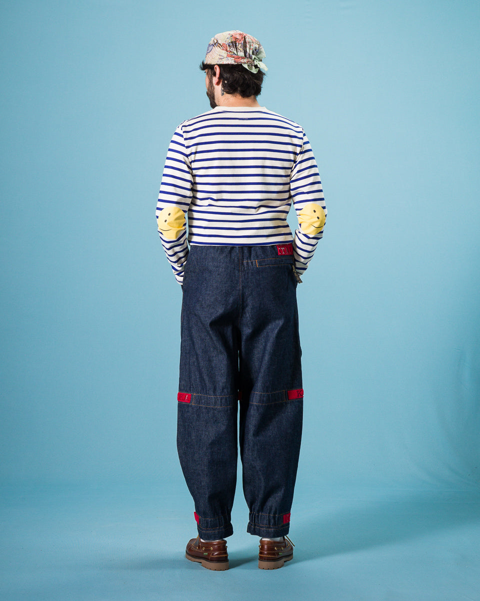 Kapital 14oz Denim NOUVELLE Shuttle Pants - IDG 3 - Standard & Strange