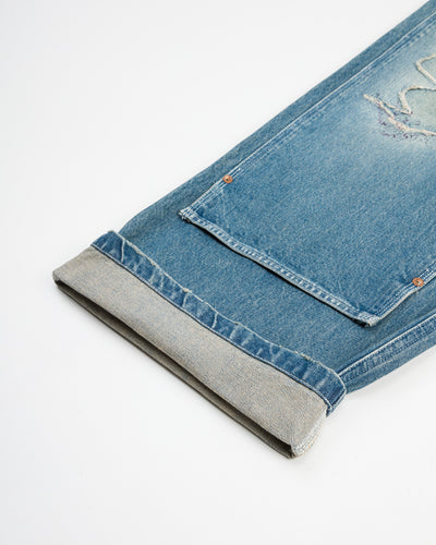 Kapital 14oz Denim W-Knee EASY Baggy Pants(DIXIE LUMBER REMAKE) - PRO - Standard & Strange