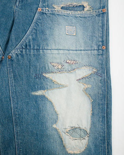 Kapital 14oz Denim W-Knee EASY Baggy Pants(DIXIE LUMBER REMAKE) - PRO - Standard & Strange