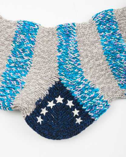 Kapital 56 Yarns Flag Stripe Socks - Blue - Standard & Strange