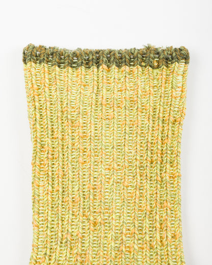 Kapital 56 Yarns Flag Stripe Socks - Khaki - Standard & Strange