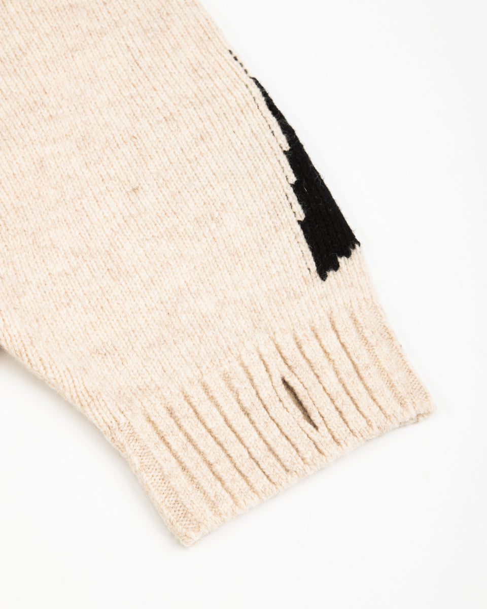 5G Wool BONE Crew Sweater - Ecru – Standard & Strange