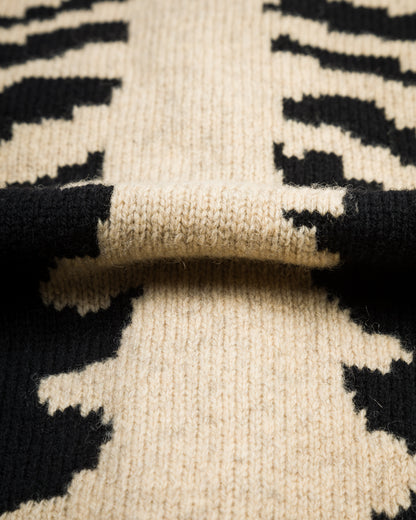 Kapital 5G Wool BONE Short Cardigan - Black 3 - Standard & Strange