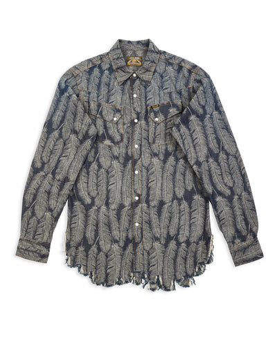Kapital 5oz MAGPIE Denim Western Shirt - Dark - Standard & Strange