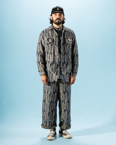 Kapital 5oz MAGPIE Denim Western Shirt - Dark - Standard & Strange