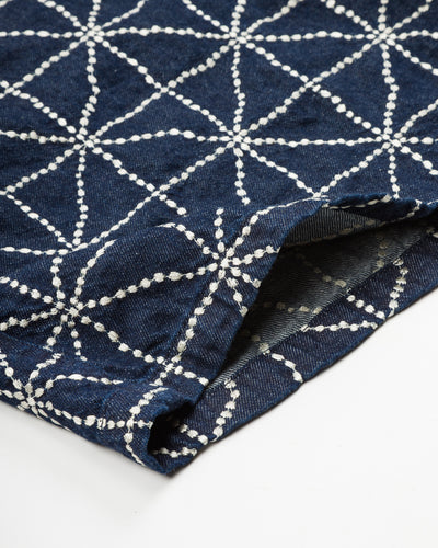 Kapital 8oz Denim FOLK-DOJO EASY Shorts - Dark - Standard & Strange