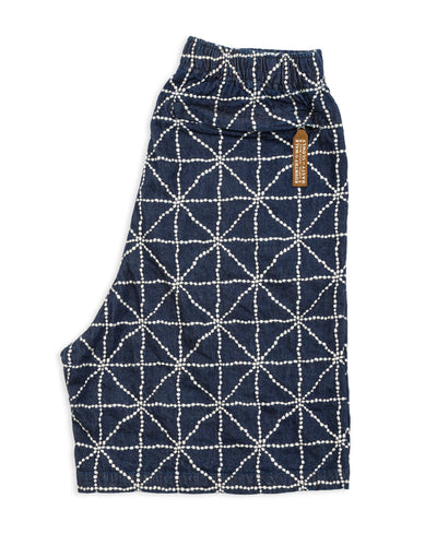 Kapital 8oz Denim FOLK-DOJO EASY Shorts - Dark - Standard & Strange