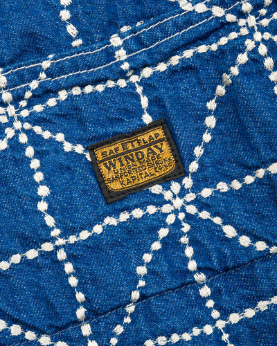 Kapital 8oz Denim FOLK DOJO W-Knee EASY Baggy Pants - Midtone - Standard & Strange