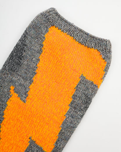 Kapital 96 Yarns Thunder Socks - Orange - Standard & Strange