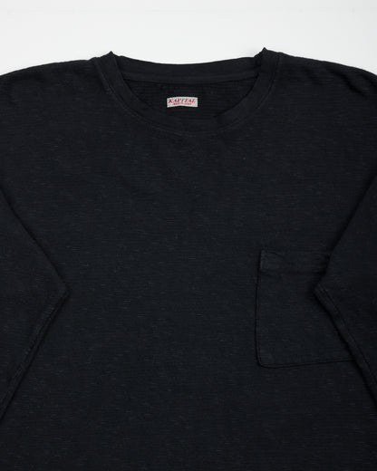 Kapital AMUSE Knit Pocket Long Sleeve T - Black - Standard & Strange