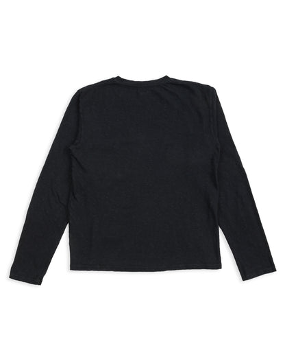 Kapital AMUSE Knit Pocket Long Sleeve T - Black - Standard & Strange