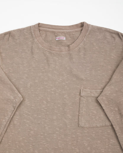 Kapital AMUSE Knit Pocket Long Sleeve T - Charcoal - Standard & Strange