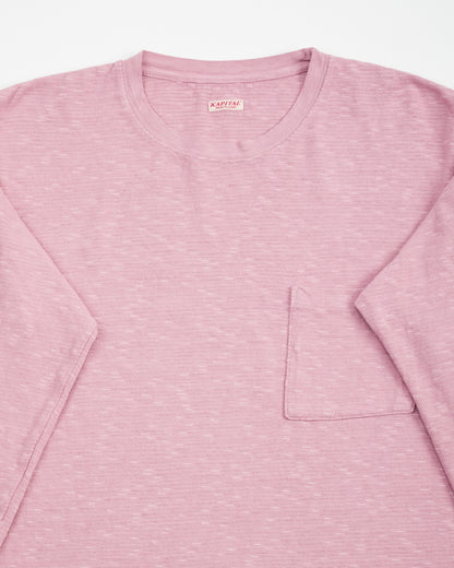 Kapital AMUSE Knit Pocket Long Sleeve T - Pink - Standard & Strange