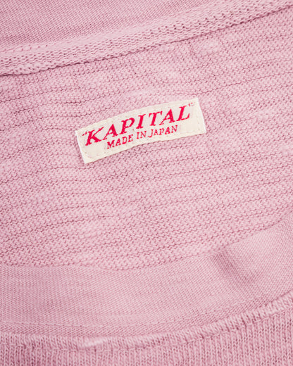 Kapital AMUSE Knit Pocket Long Sleeve T - Pink - Standard & Strange