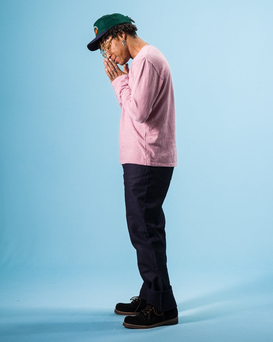 Kapital AMUSE Knit Pocket Long Sleeve T - Pink - Standard & Strange